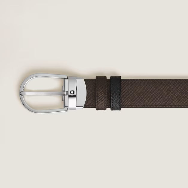 Montblanc reversible belt 30 mm horseshoe leather Sartorial 222139