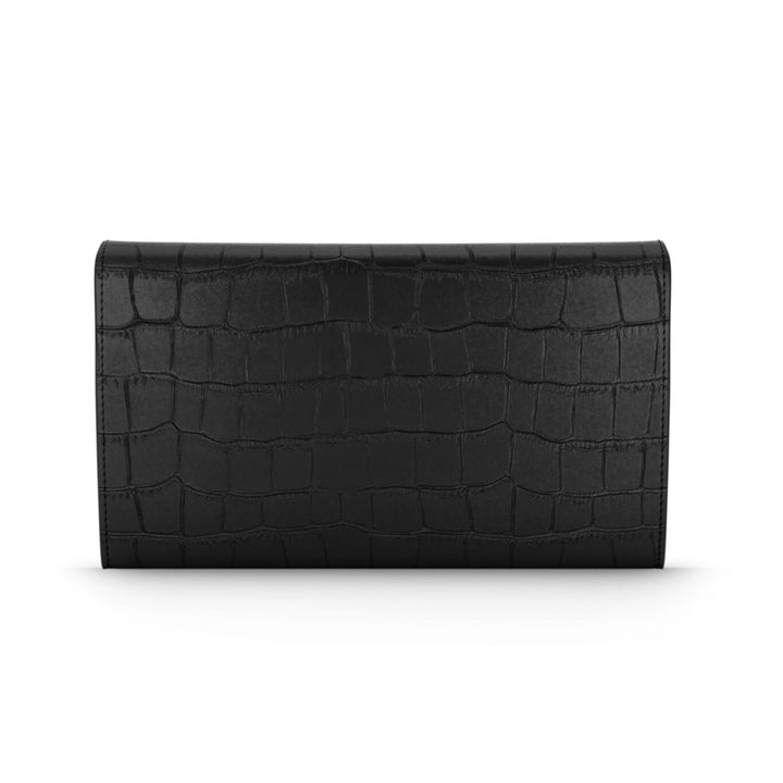 Giovanni Raspini continental jungle croco leather black bronzewhite L0026