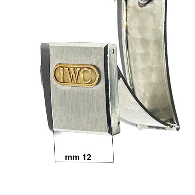 IWC Ingenieur मीडियम 12mm IWAF Ingenieur M घड़ी के लिए IWC परिनियोजन क्लैस्प