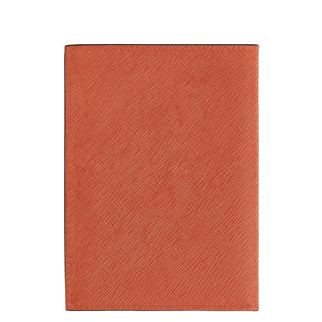 Montblanc Sartorial tangerine leather passport holder 221356