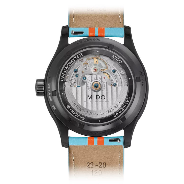Mido watch Multifort Chronometer 1 Racer 42mm black automatic steel black PVD finish M038.431.36.051.00
