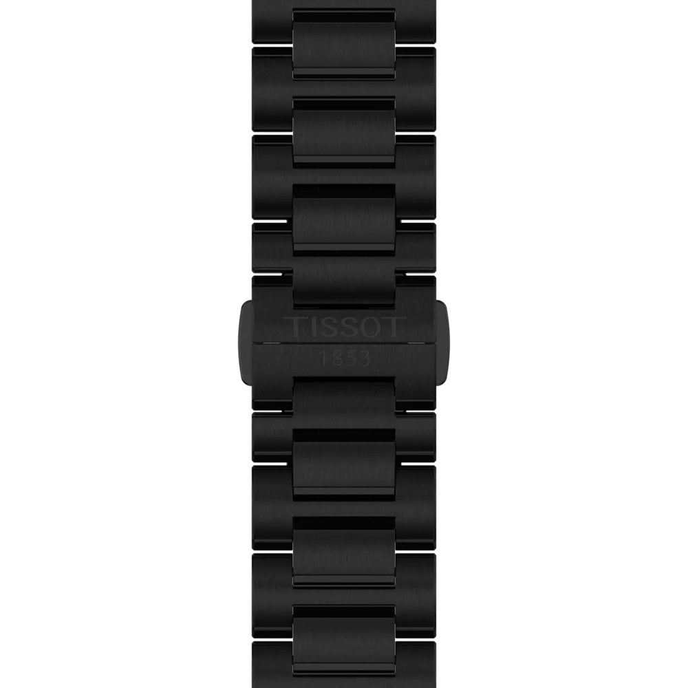 Tissot watch PRC 100 Solar 39mm black quartz steel black PVD finish T151.422.33.051.00