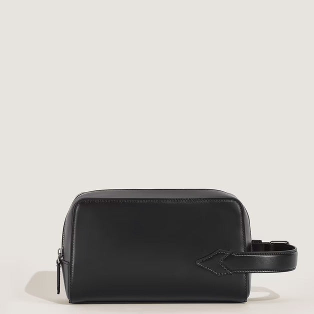 Montblanc Meisterstück leather toiletry bag black 220408