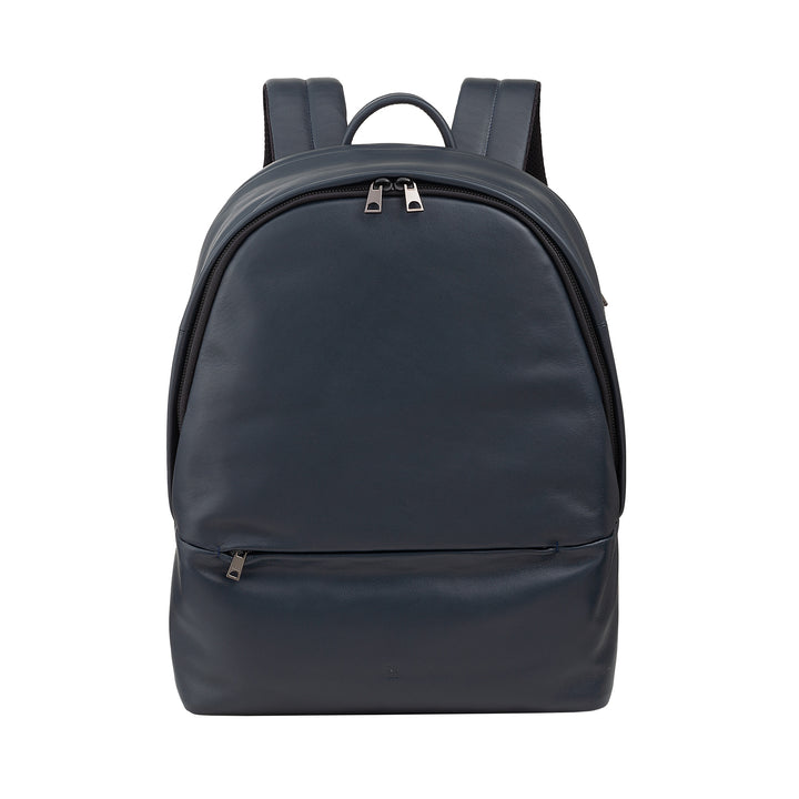 Dudu Leathar Backpack Men Woman Woman Door Doras 15L - Backpack Taistil Galánta agus Oibrigh le Póca Padded le haghaidh ríomhaire glúine (suas le 13 "), strapaí ghualainn inchoigeartaithe agus dearadh dlúth