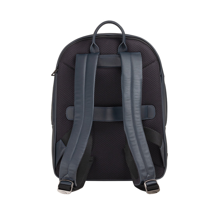 Dudu Leathar Backpack Men Woman Woman Door Doras 15L - Backpack Taistil Galánta agus Oibrigh le Póca Padded le haghaidh ríomhaire glúine (suas le 13 "), strapaí ghualainn inchoigeartaithe agus dearadh dlúth