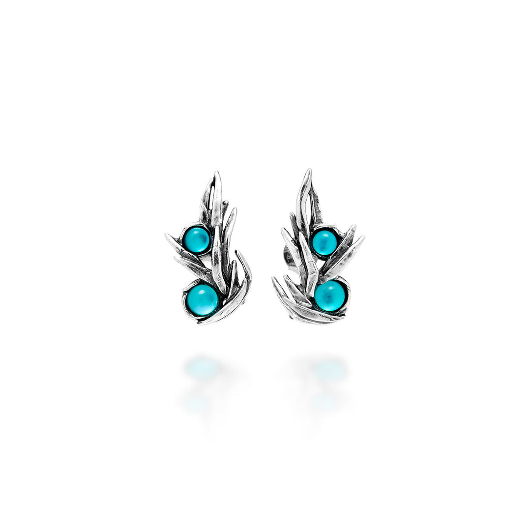 Giovanni Raspini Posidonia Earrings Silver 925 Grianchloch Turquoise MotherPerper 11481