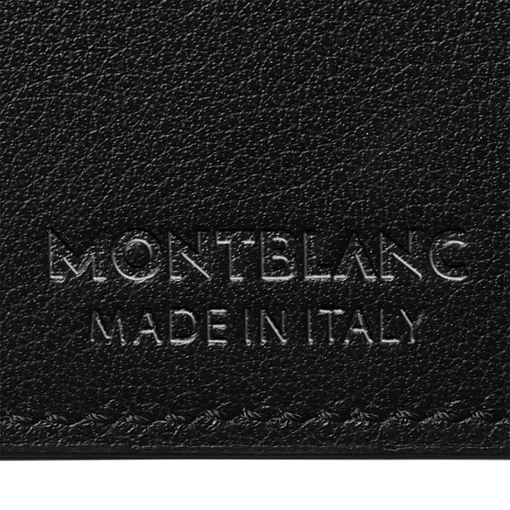 Montblanc कार्ड धारक 6 डिब्बे Meisterst ⁇ ck चयन नरम काला 130049
