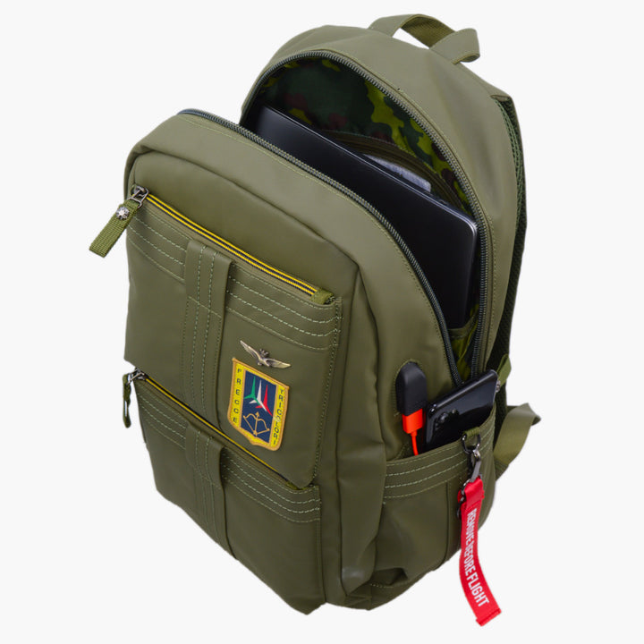Backpack Míleata Air Force Backpack Teicniúil PC PC Arrow AM345-VE Arrows