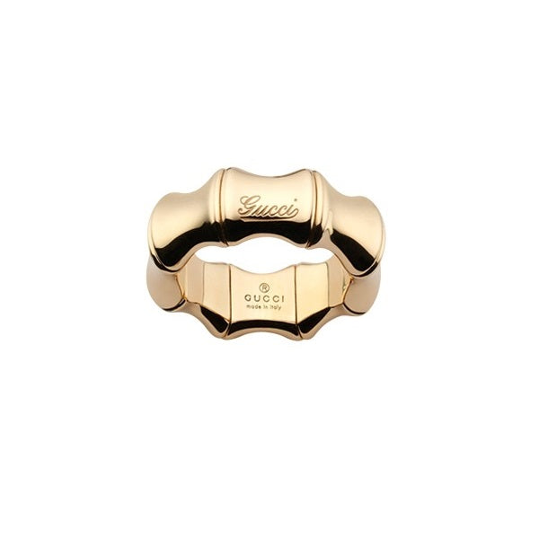 Gucci anello Bamboo oro giallo 18kt misura 16 246462 J8500 8000 - Gioielleria Capodagli