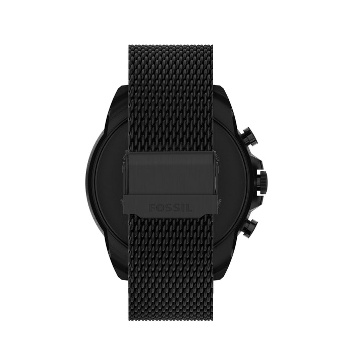 ब्लैक स्टील मेश ब्रेसलेट FTW4066 के साथ Gen 6 स्मार्टवॉच घड़ी