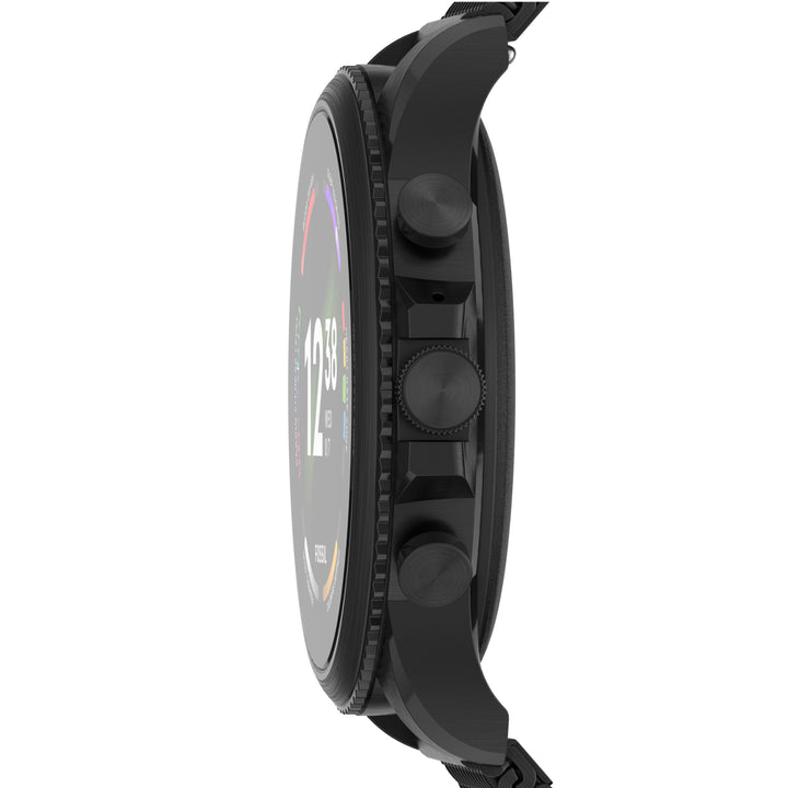 Smartwatch Smartwatch Gen 6 Watch le Black Steel Jersey Bracelet FTW4066