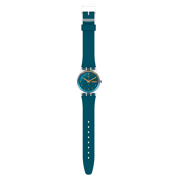 Swatch घड़ी ब्लू Away मूल Gent 34mm GE721