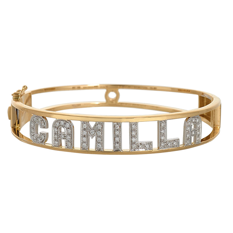 Sida bracelet Camilla yellow and white gold 18kt diamonds SI 0005 BR