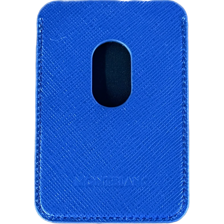 Montblanc एप्पल MagSafe Sartorial काले 129226 के साथ iPhone के लिए 2 डिब्बों कार्ड धारक