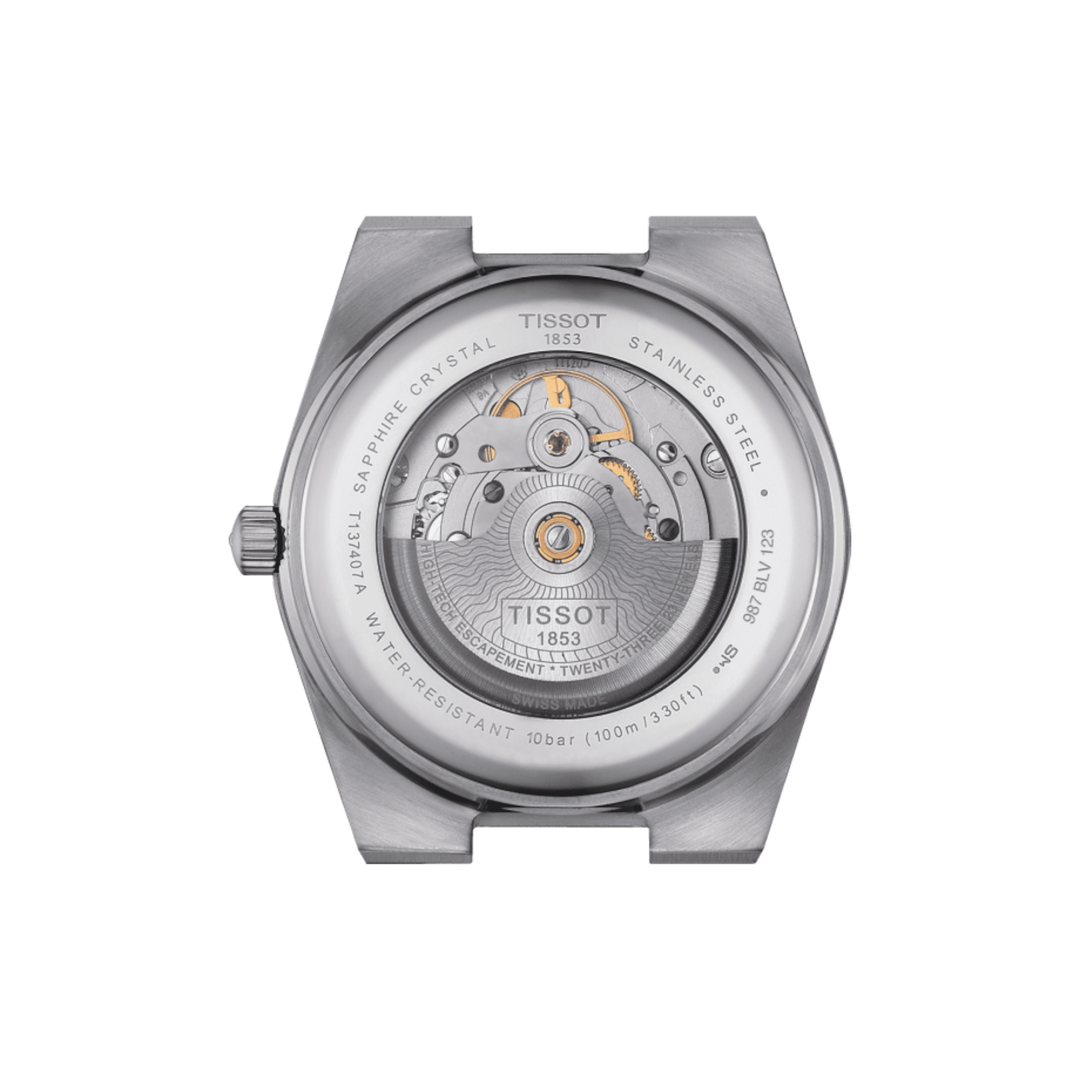 Tissot घड़ी पीआरएक्स Powermatic 80 39,5mm काले स्वत: स्टील T137.407.11.051.00