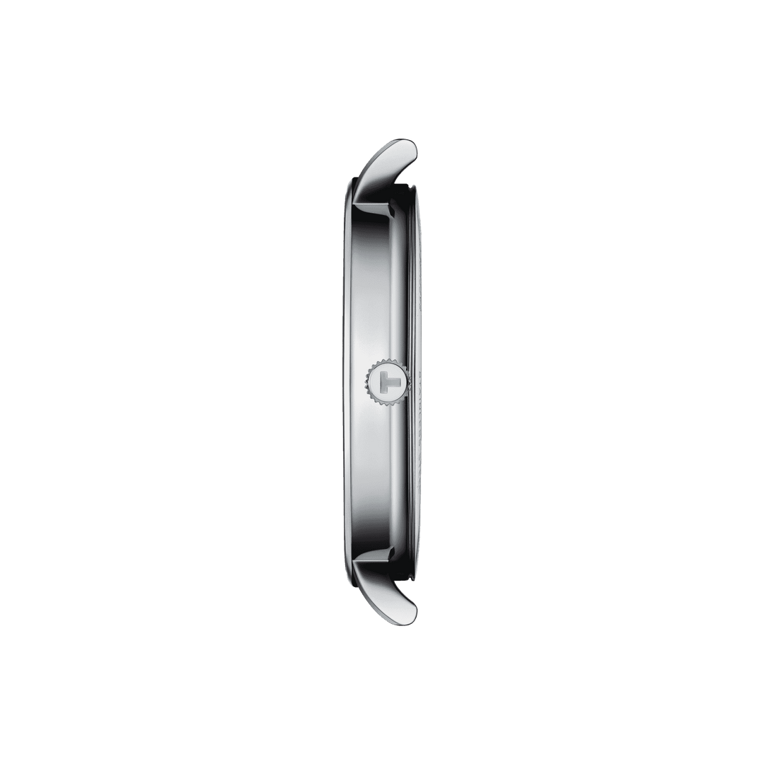 Tissot घड़ी Everytime 40mm ग्रीन क्वार्ट्ज स्टील T143.410.11.091.00