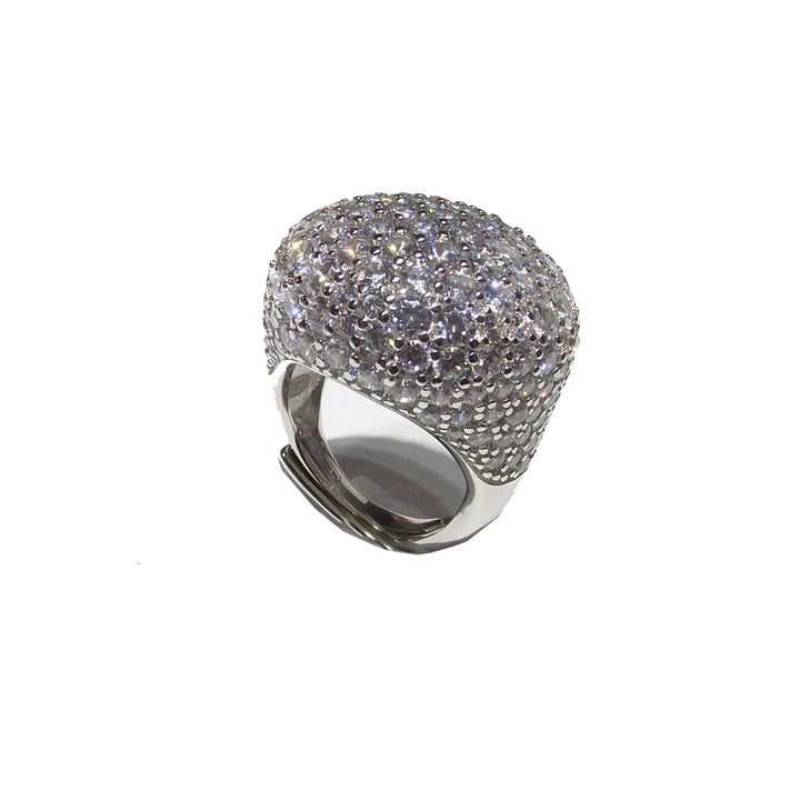 Ring Capodagaglia Morositas Silver 925 Ciúbach Zirconia CPD-Arg-0001-BI