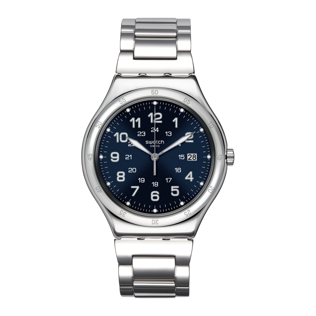 Swatch घड़ी ब्लू नाव फिर से मूल आयरन 41mm YWS420GC