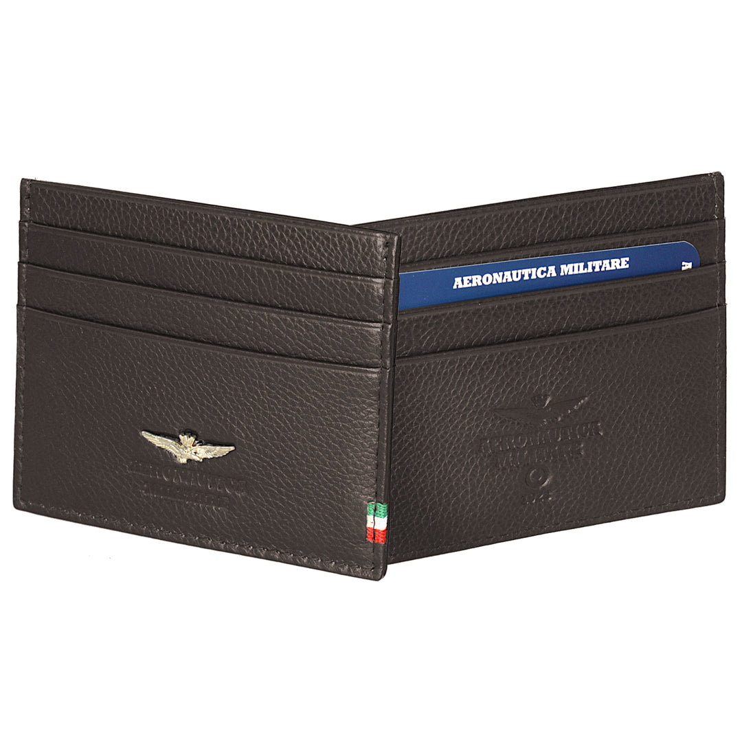 Aeronautica Military क्रेडिट कार्ड धारक चमड़े AM106-मो