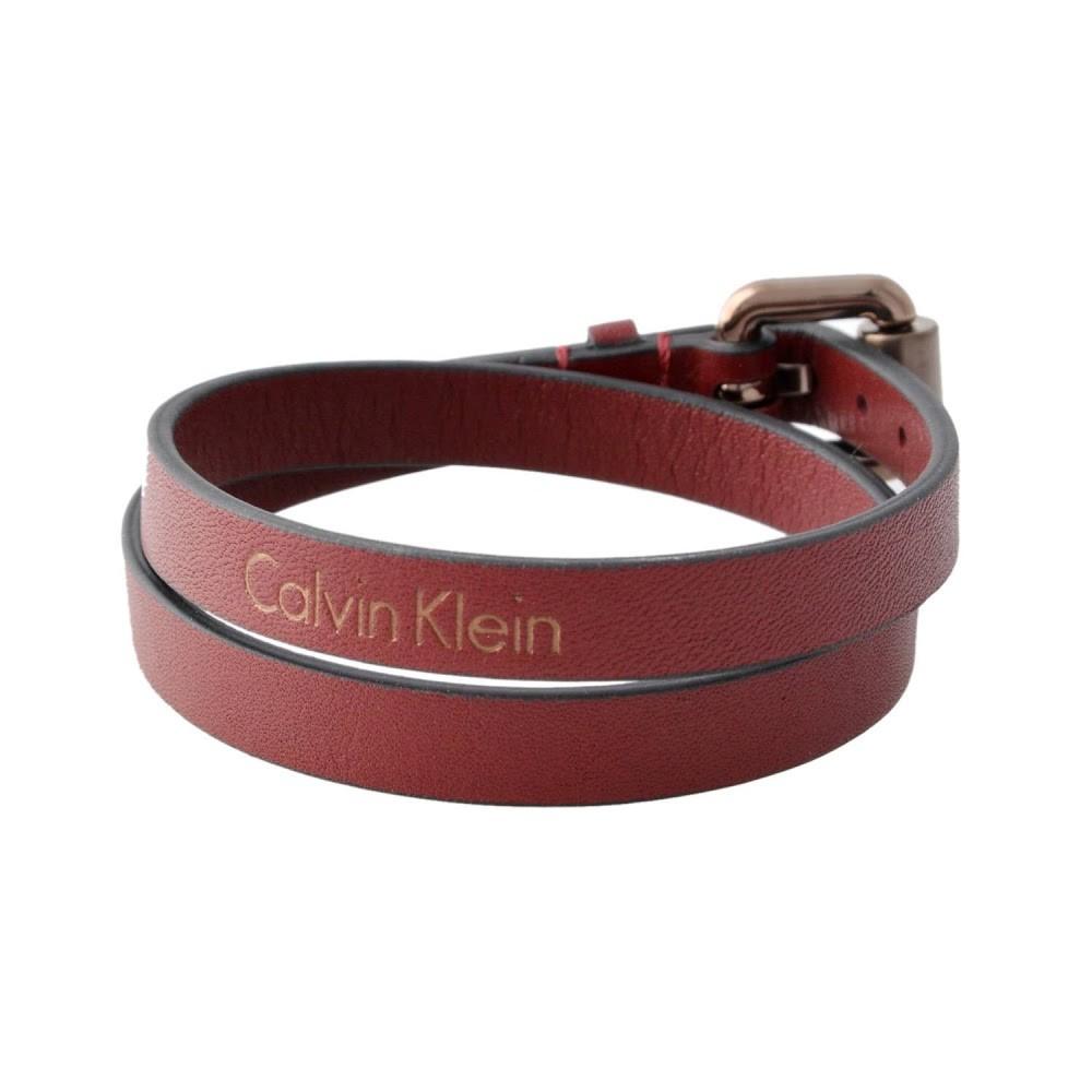 Calvin Klein bracciale Adventurous donna pelle rossa misura piccola KJ5NRB69010S - Gioielleria Capodagli