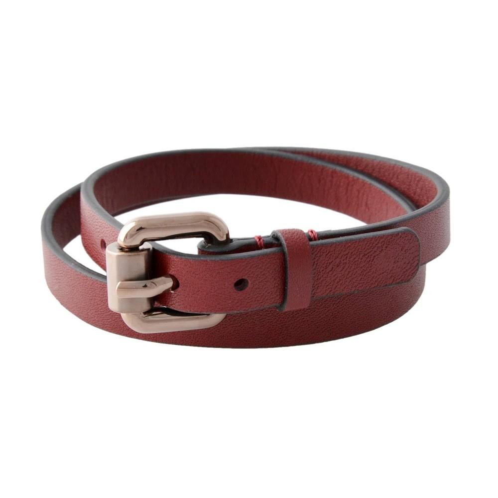 Calvin Klein bracciale Adventurous donna pelle rossa misura piccola KJ5NRB69010S - Gioielleria Capodagli