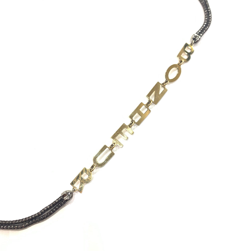 Capodagli collana Bonheur oro giallo 18kt argento finitura PVD rutenio BONHEUR - Capodagli 1937