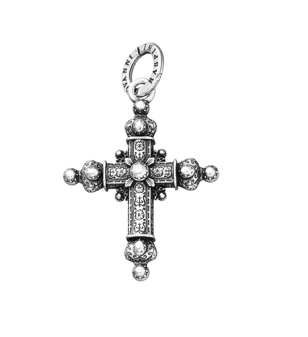 Giovanni Raspini Charm Croce Croce Croce Baroque Silver 925 11294