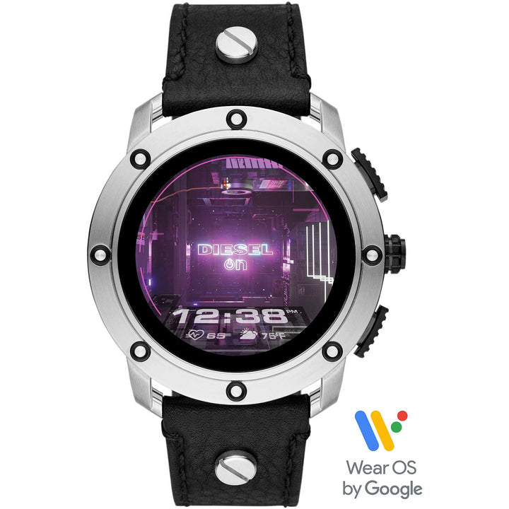 Diesel orologio uomo smartwatch Axial Gen 5 acciaio 48mm cinturino pelle DZT2014 - Gioielleria Capodagli