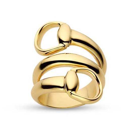 Gucci anello Horsebit oro giallo 18kt misura 18 233961 J8500 8000 - Gioielleria Capodagli