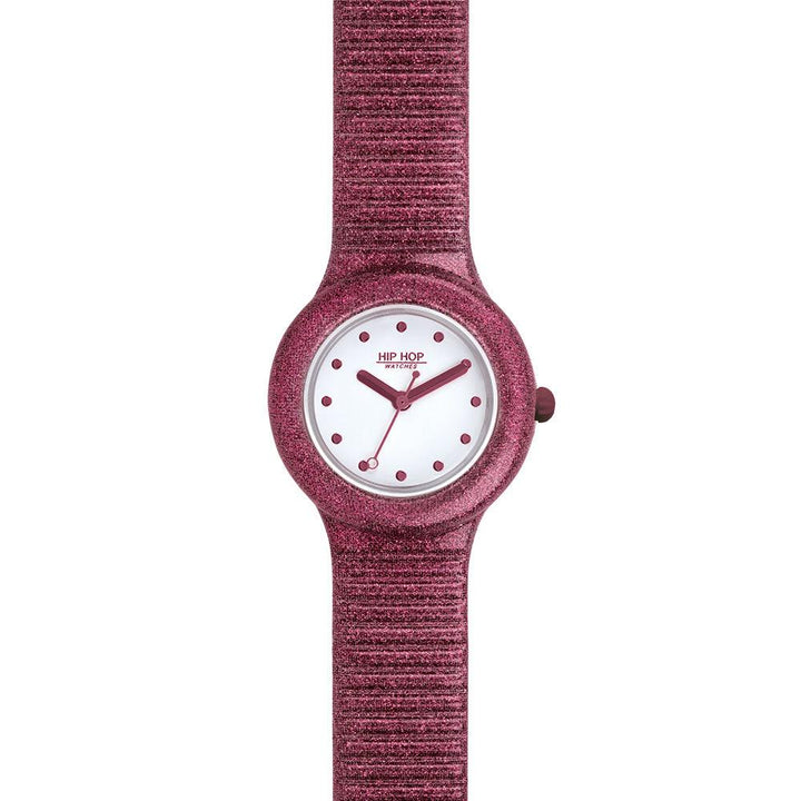 Hip Hop orologio BORDEAUX GLITTER Sparkling Mania collection 32mm HWU1022 - Capodagli 1937