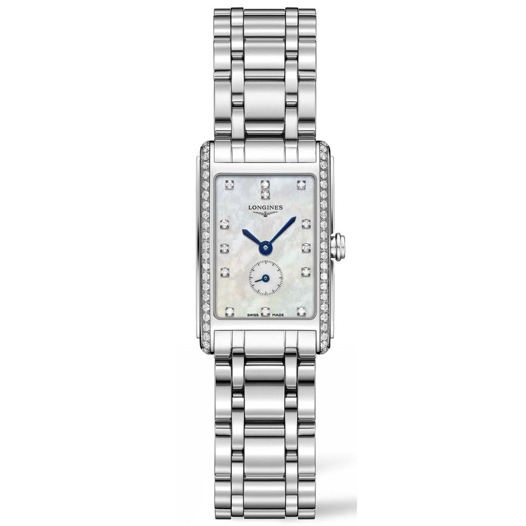 Longines orologio DolceVita 20,80x32,00mm madreperla diamanti quarzo acciaio L5.255.0.87.6 - Gioielleria Capodagli