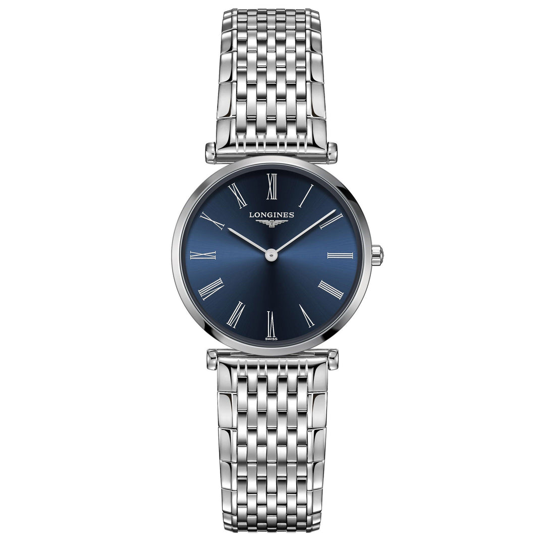 Longines orologio donna La Grande Classique blu 29mm acciaio quarzo L4.512.4.94.6 - Gioielleria Capodagli