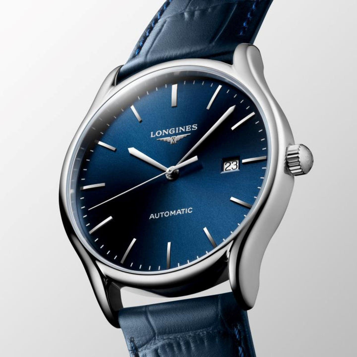 Longines orologio Lyre 40mm blu automatico acciaio L4.961.4.92.2 - Capodagli 1937