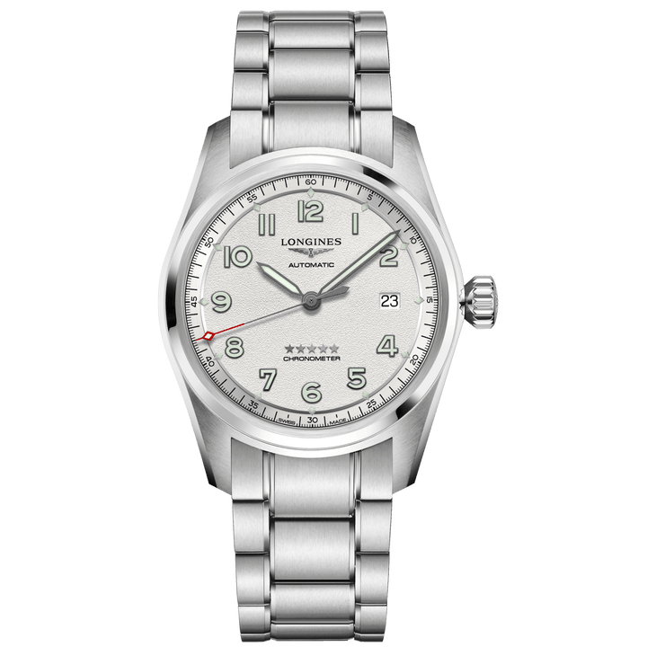 Longines orologio Spirit Prestige Edition 40mm argento automatico acciaio L3.810.4.73.9 - Capodagli 1937