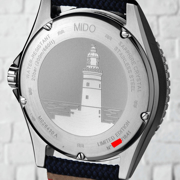 Mido orologio Ocean Star 20th anniversary inspired by architecture limited edition 1841 pezzi 42mm blu automatico acciaio M026.430.17.041.01 - Capodagli 1937