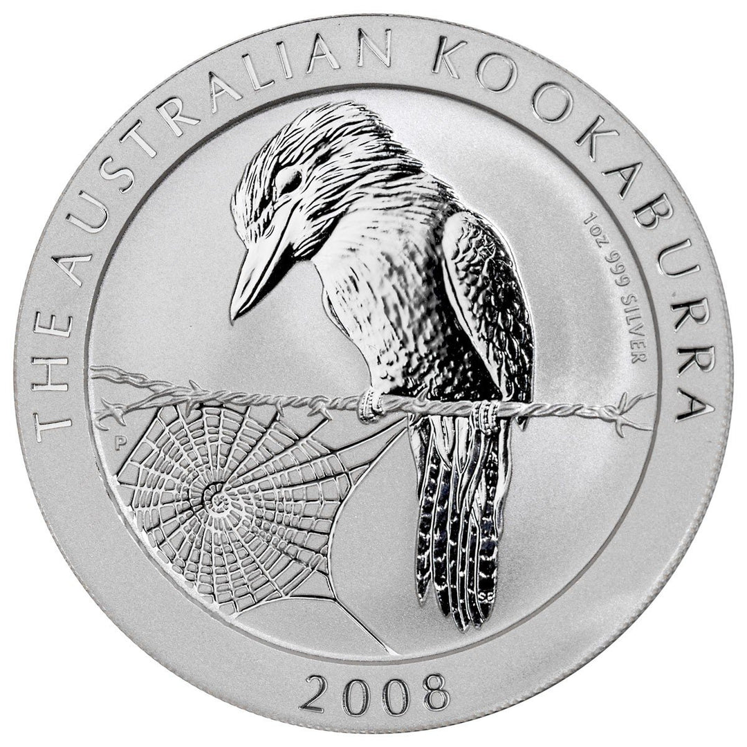 Moneta argento fior di conio Perth Mint 1oz Australian Kookaburra 2008 - Gioielleria Capodagli