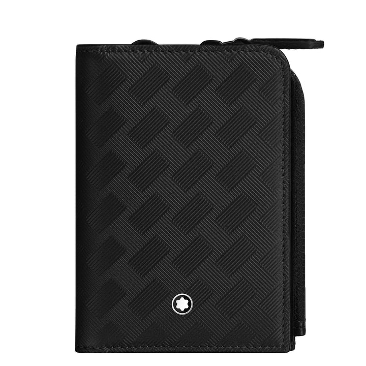 Montblanc porta carte di credito 3 scomparti con cerniera Montblanc Extreme 3.0 nero 129980 - Capodagli 1937