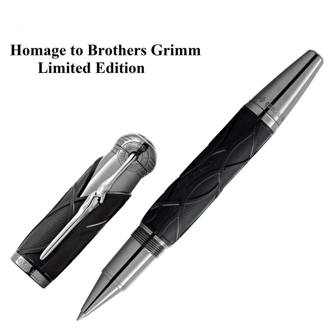 Montblanc set 3 penne Writers Edition2022 Fratelli Grimm ( Stilografica + Roller + Sfera ) Limited Edition 128367 - Capodagli 1937