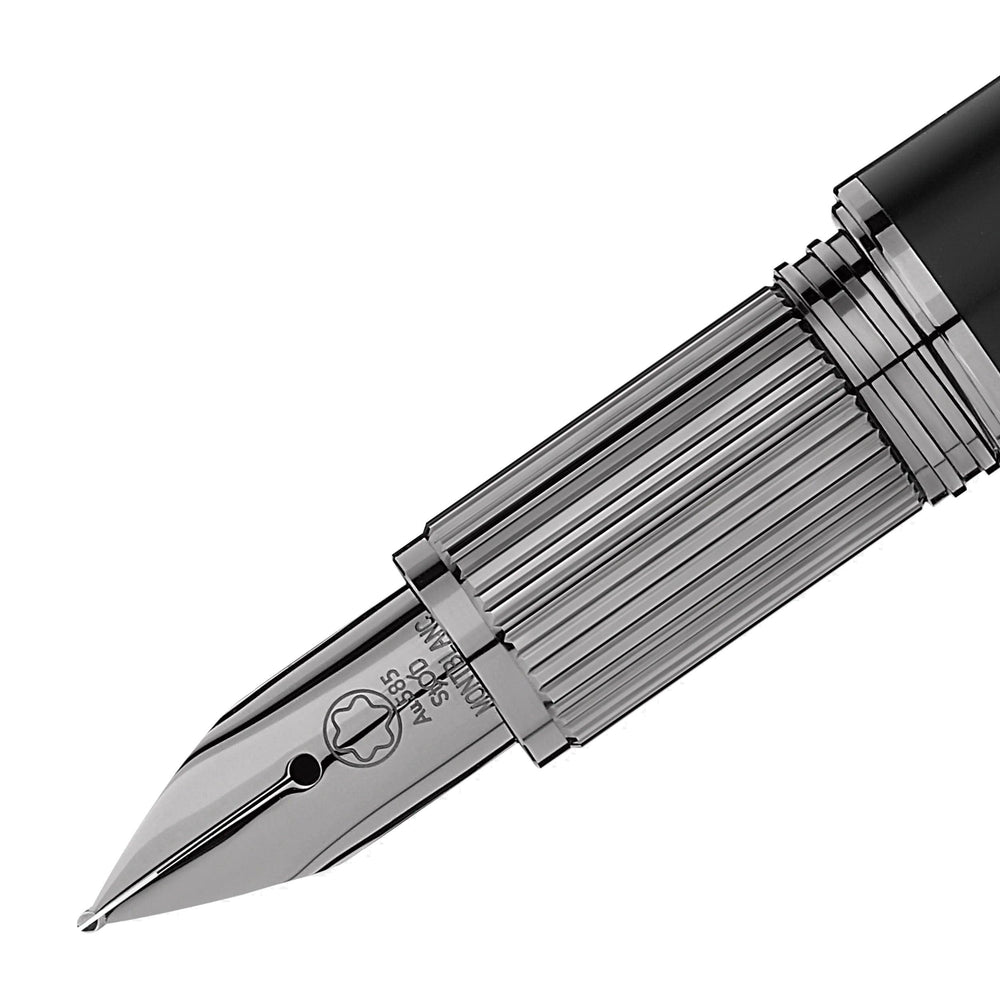 Montblanc stilografica StarWalker UltraBlack resina pregiata punta F 126339 - Capodagli 1937