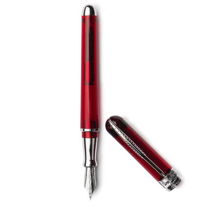 Pineider penna stilografica Avatar UR Demo Metal FB Wine Red PP3401378 - Capodagli 1937