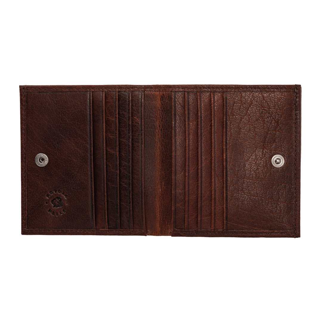 Cloud Leather बटुआ पुरुषों के लिए कॉम्पैक्ट चमड़े के सिक्का बटुआ के साथ पतला कार्ड धारक कार्ड
