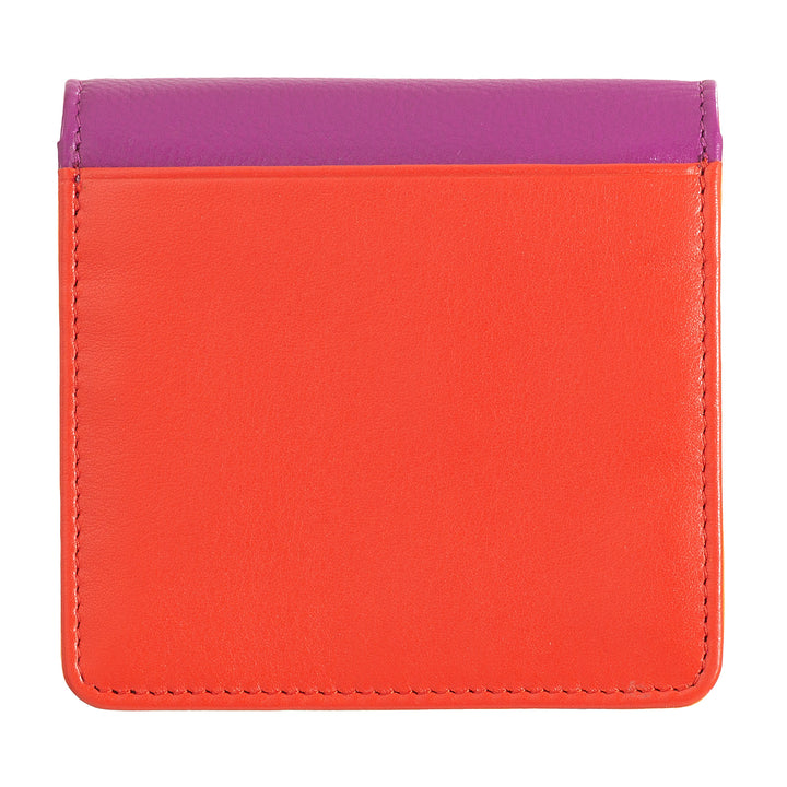 DUDU Women's Wallet Small RFID Shielded Leather Ultra Compact with Internal Zip and 8 Card Holders