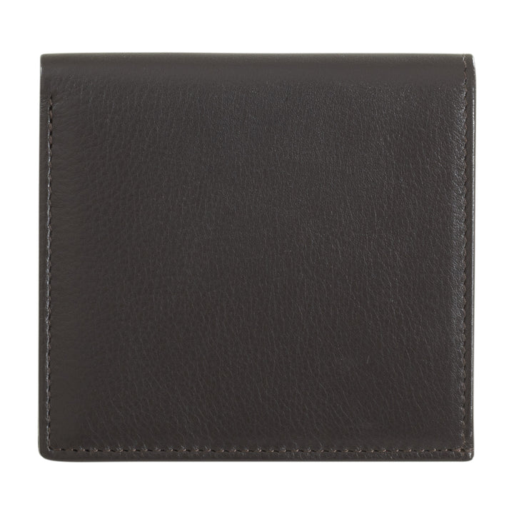 Cloud Leather Men's Small Wallet Nappa Leather with Coin Wallet and Card Holder
