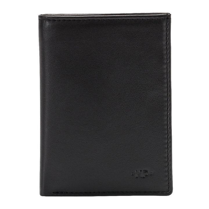 Cloud Pearl Wallet पुरुषों के लिए चमड़े के Nappa वर्टिकल पेपर धारक जेब के साथ क्रेडिट कार्ड