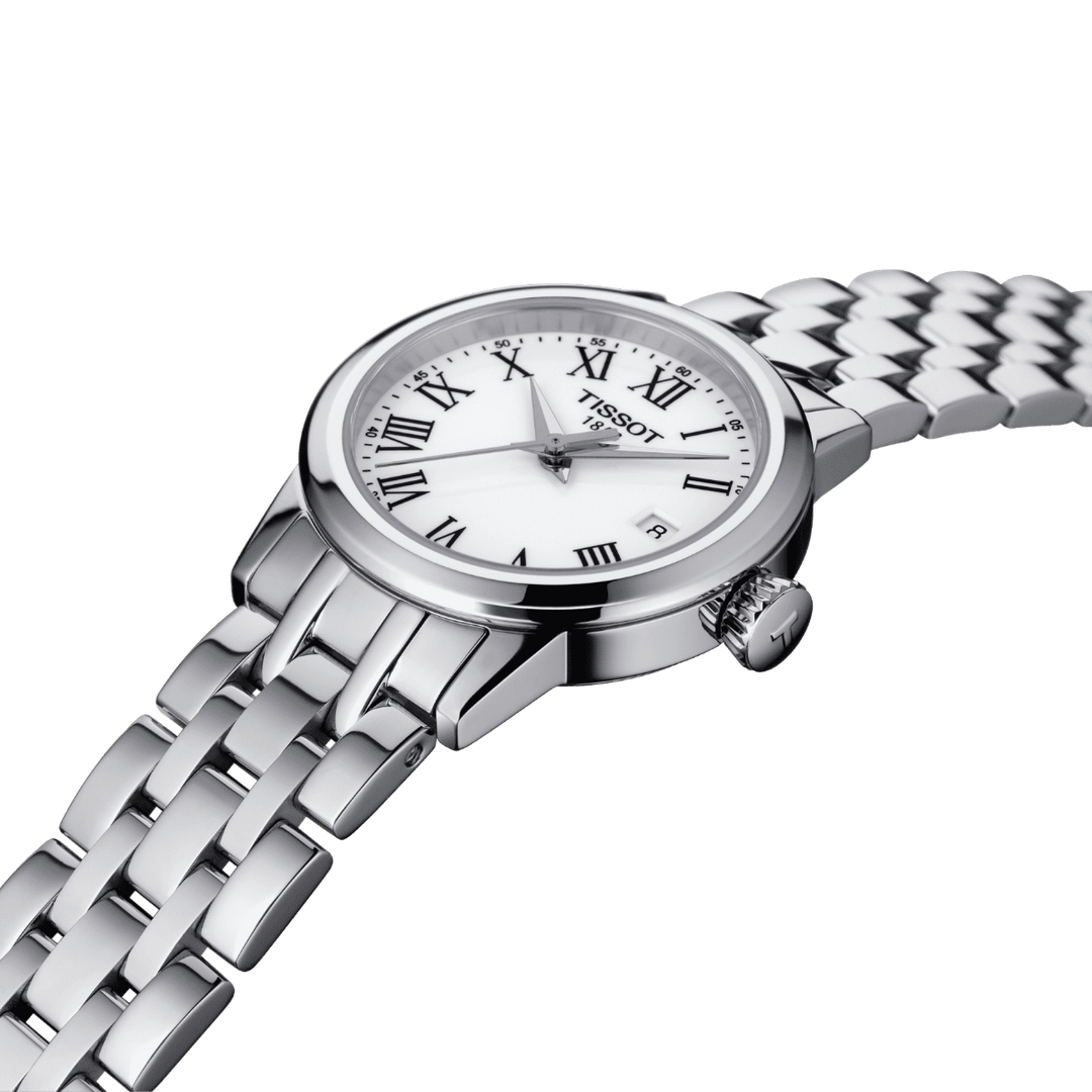 Tissot orologio Classic Dream Lady 28mm bianco quarzo acciaio T129.210.11.013.00 - Gioielleria Capodagli