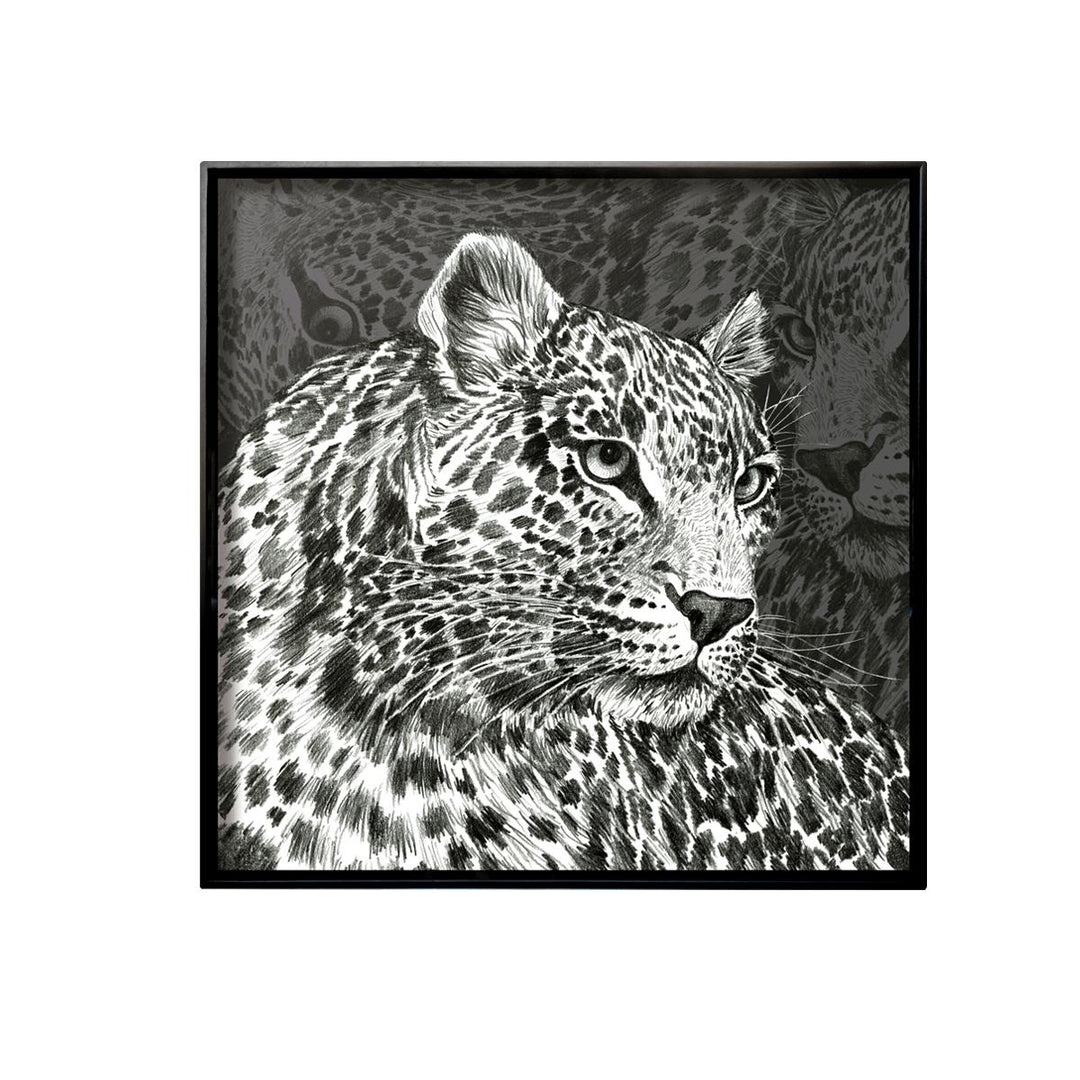 Taitù milleusi medio leopardo Wild Spirit 17x17cm porcellana 13-1-11-A - Gioielleria Capodagli