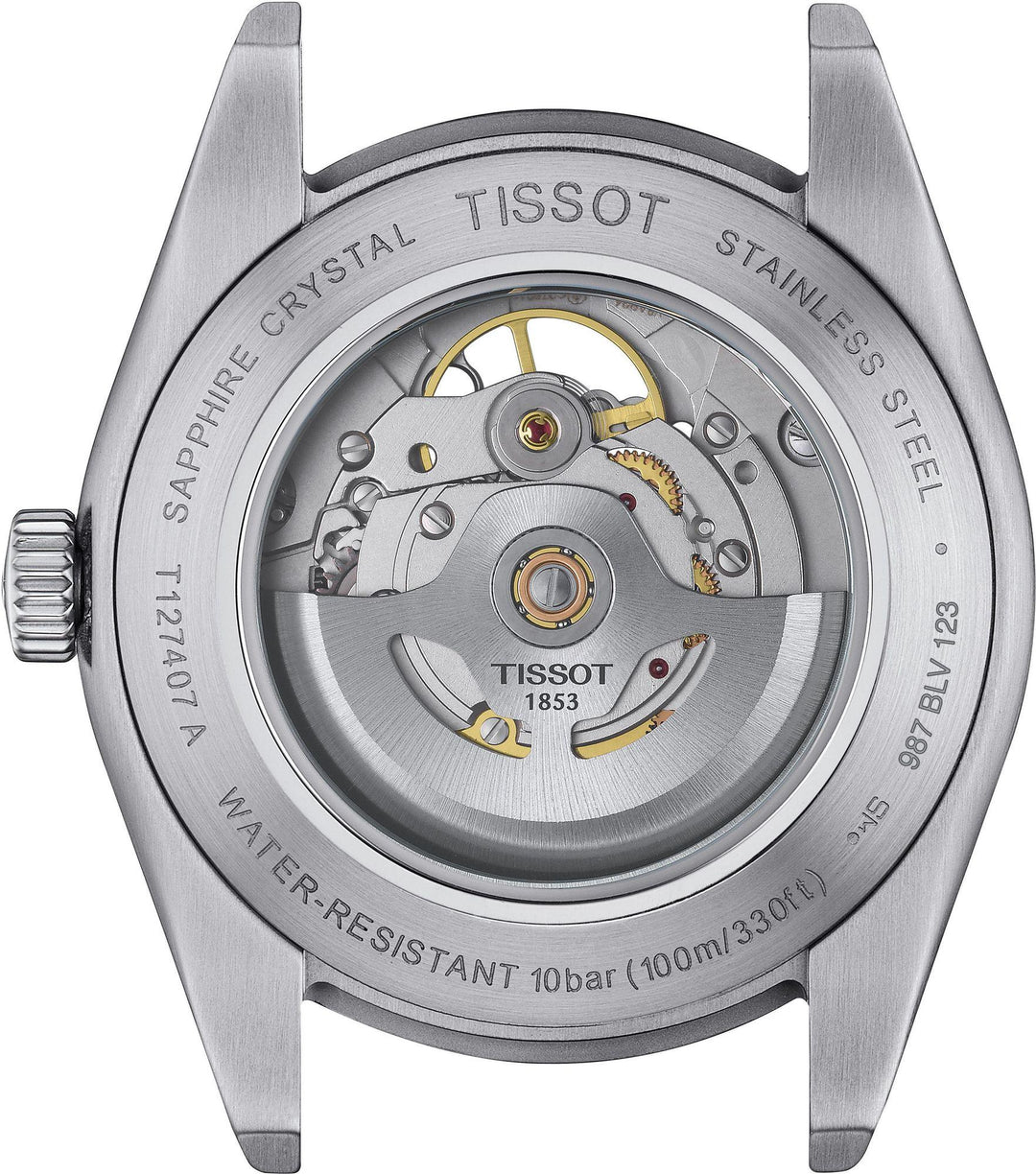 Tissot orologio Gentleman Powermatic 80 Open Heart 40mm argento automatico acciaio T127.407.11.031.01 - Capodagli 1937