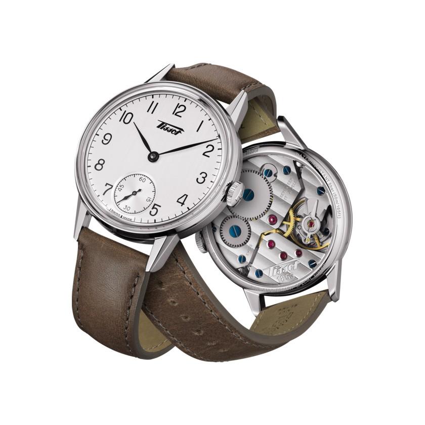 Tissot orologio Heritage Petite Seconde 42mm argento carica manuale acciaio T119.405.16.037.01 - Gioielleria Capodagli