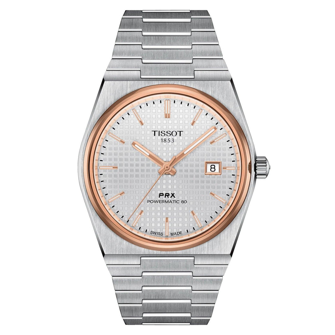 Tissot orologio PRX Powermatic 80 40mm argento automatico acciaio T137.407.21.031.00 - Capodagli 1937