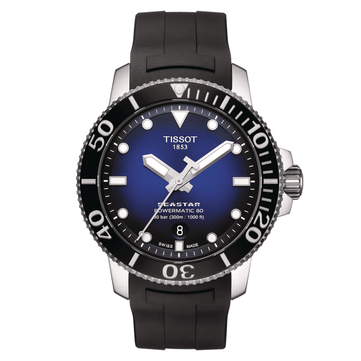 Tissot orologio Seastar 1000 Powermatic 80 43mm blu automatico acciaio T120.407.17.041.00 - Capodagli 1937